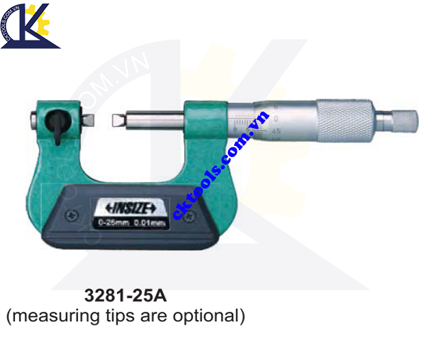 Panme  đo ren   INSIZE  3281-25A  ,     SCREW THREAD  MICROMETERS   3281-25A