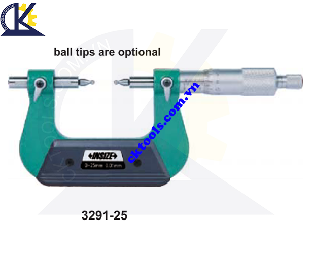 Panme  bánh răng   INSIZE  3291-25  ,     GEAR TOOTH  MICROMETERS   3291-25