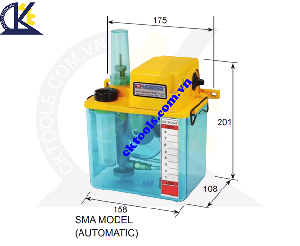 BỘ BƠM DẦU BÔI TRƠN CẦM TAY  VERTEX  SMA-3 , SMA-6 , SMA-8.5