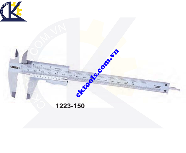 Thước kẹp cơ  INSIZE  1223-150 , 1223-200  ,  VERNIER CALIPERS  WITH  THUMB CLAMP  1223-150 , 1223-200 