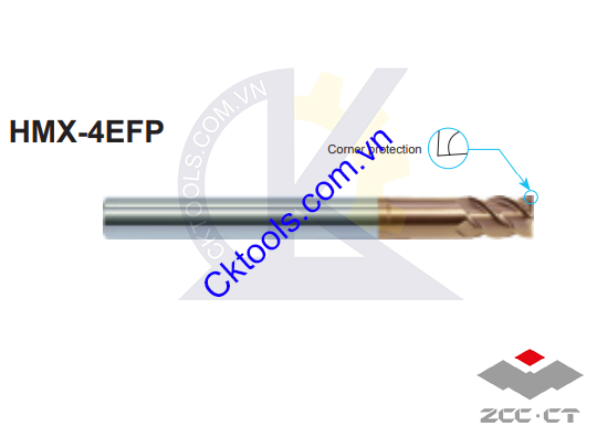 Dao phay  ZCCCT  dòng  HMX-4EFP-D12.0 , HMX-4EFP-D16.0 , HMX-4EFP-D20.0   , Dao phay  ngón hợp kim  ZCC.CT   HMX-4EFP-D12.0 , HMX-4EFP-D16.0 , HMX-4EFP-D20.0  