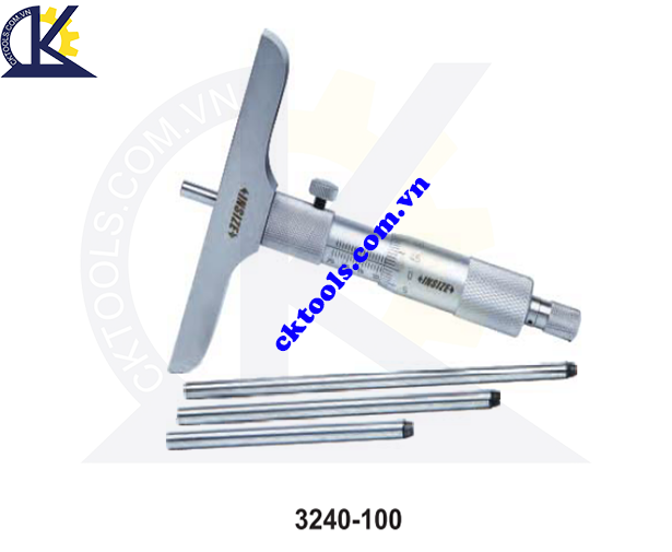 Panme đo sâu cơ khí   INSIZE  3240-100  ,   DEPTH MICROMETERS  3240-100