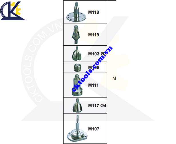     PHỤ KIỆN MÁY CẮT DÂY VERTEX  M118 , M119 , M103 , M108  , M111 , M117 , M107 