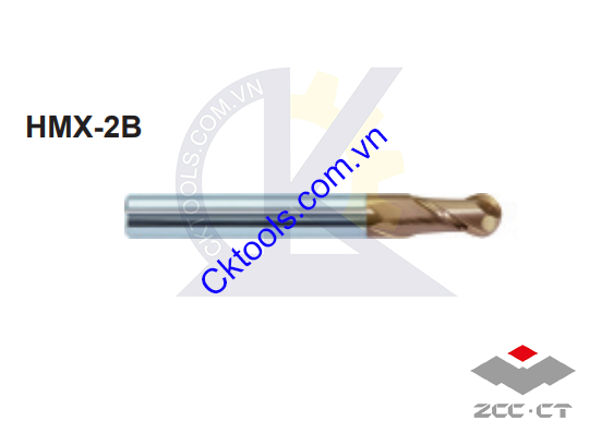 Dao phay  ZCCCT  dòng  HMX-2B-R0.5S , HMX-2B-R0.5 , HMX-2B-R0.75S   ,  Dao phay  ngón hợp kim  ZCC.CT   HMX-2B-R0.5S , HMX-2B-R0.5 , HMX-2B-R0.75S  