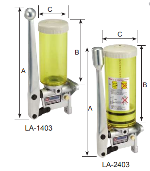 BỘ BƠM DẦU BÔI TRƠN CẦM TAY  VERTEX  LA-1403 , LA-1408 , LA-2403 , LA-2408