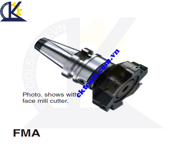 Đầu kẹp dao NIKKEN BT40-FMA, Holder NIKKEN BT40-FMA, MIT FACE MILL ARBOR TYPE A/SHOULDER CUTTER ARBOR BT40-FMA