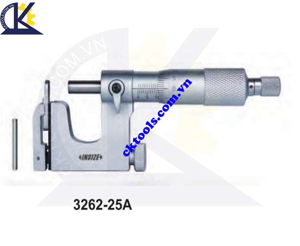 Panme  cơ khí  INSIZE  3262-25A , INTERCHANGEABLE  ANVIL  MICROMETERS  3262-25A 