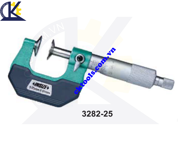 Panme cơ khí  INSIZE  3282-25 , DISK  MICROMETERS (ECONOMIC TYPE )  3282-25