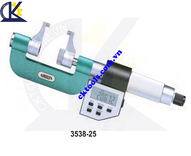 Panme điện tử   INSIZE  3538-25 , DIGITAL CALIPER TYPE  MICROMETERS  3538-25