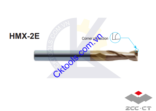 Dao phay  ZCCCT  dòng  HMX-2E-D1.0F , HMX-2E-D1.0S , HMX-2E-D1.0  , Dao phay  ngón hợp kim  ZCC.CT  HMX-2E-D1.0F , HMX-2E-D1.0S , HMX-2E-D1.0 