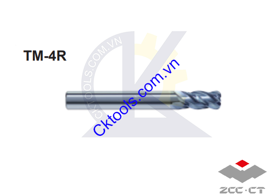 Dao phay  ZCCCT  dòng   TM-4R-D6.0R0.2 , TM-4R-D6.0R0.3 , TM-4R-D6.0R0.5  , Dao phay  ngón hợp kim   ZCC.CT   TM-4R-D6.0R0.2 , TM-4R-D6.0R0.3 , TM-4R-D6.0R0.5