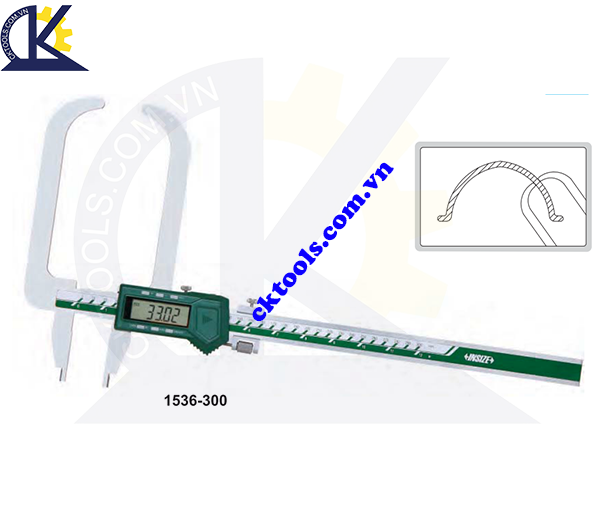 Thước kẹp điện tử  INSIZE  1536-300 ,  DIGITAL  WALL THICKNESS CALIPERS   1536-300