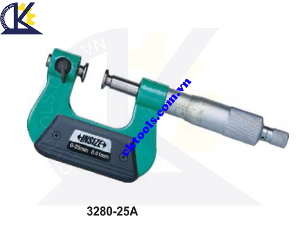 Panme cơ khí  INSIZE  3280-25A , NON-ROTATING SPINDLE UNIVERSAL  MICROMETERS  3280-25A