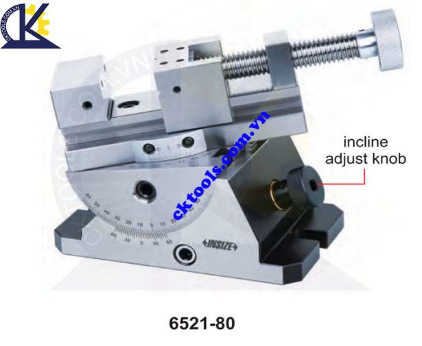 Ê-tô (bàn kẹp) chính xác cao   INSIZE     6521-80 , PRECISION UNIVERSAL VISE   6521-80