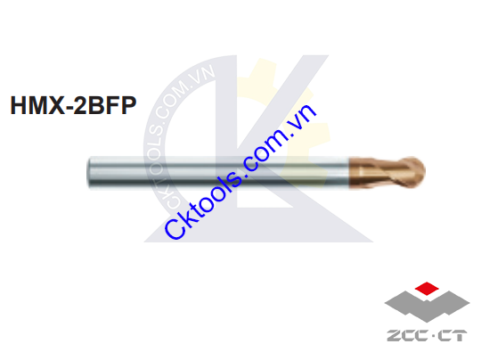 Dao phay  ZCCCT  dòng    HMX-2BFP-R6.0 , HMX-2BFP-R8.0 , HMX-2BFP-R10.0  ,  Dao phay  ngón hợp kim  ZCC.CT    HMX-2BFP-R6.0 , HMX-2BFP-R8.0 , HMX-2BFP-R10.0  