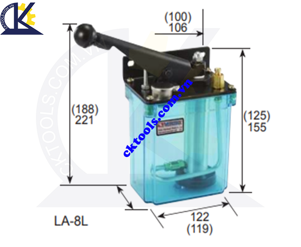 BỘ BƠM DẦU BÔI TRƠN CẦM TAY  VERTEX  LA-8R , LA-8L