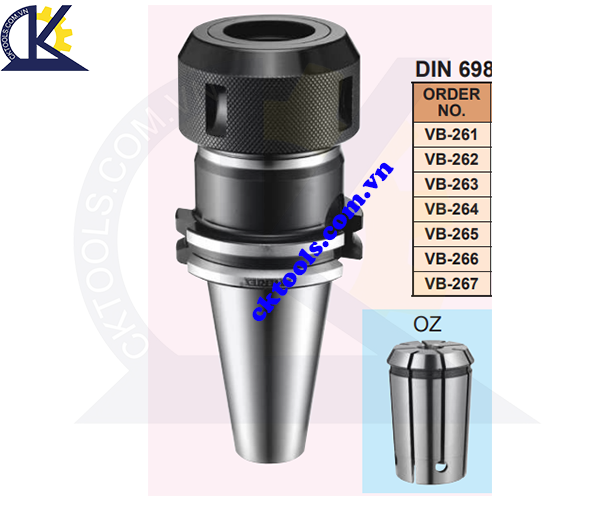  BẦU KẸP COLLET OZ  VERTEX  CHUÔI SK , CAT  MÃ  VB-288 , VB-289 , VB-290 , VB-291