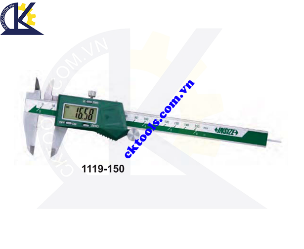 Thước cặp điện tử  INSIZE   1119-150 , 1119-150W  ,  DIGITAL CALIPERS  WITH ROUND DEPTH BAR   1119-150 , 1119-150W  