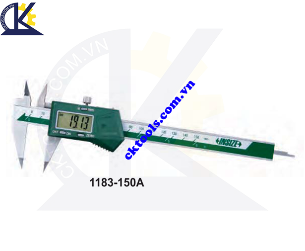 Thước kẹp điện tử đo rãnh INSIZE  1183-150A , 1183-200A , 1183-300A  ,  DIGITAL  POINT  CALIPERS  1183-150A , 1183-200A , 1183-300A 