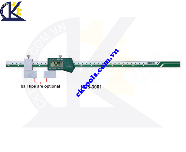 Thước kẹp điện tử  INSIZE  1528-3001 ,  DIGITAL CALIPER  WITH  INTERCHANGEABLE BALL TIPS  1528-3001