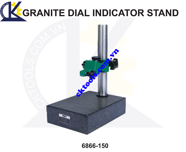  Đế granite  gá đồng hồ so  INSIZE  6866-150 , GRANITE DIAL INDICATOR  STAND   6866-150