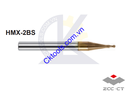 Dao phay  ZCCCT  dòng  HMX-2BS-R0.15 , HMX-2BS-R0.20  ,  HMX-2BS-R0.25 ,  Dao phay  ngón hợp kim  ZCC.CT    HMX-2BS-R0.15 , HMX-2BS-R0.20  ,  HMX-2BS-R0.25