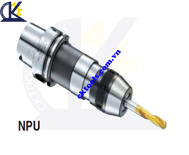 Đầu kẹp dao NIKKEN HSK40A-NPU, Holder NIKKEN HSK40A-NPU, NC DRILL CHUCK HSK40A-NPU