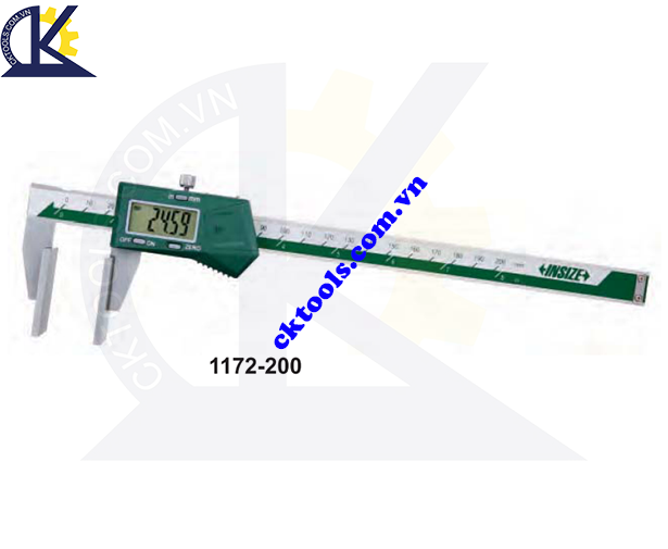 Thước kẹp điện tử  INSIZE  1172-200 ,  DIGITAL   CALIPERS  WITH LARGE MEASURING FACES 1172-200 