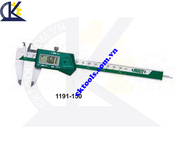 Thước kẹp điện tử đo rãnh INSIZE  1191-150  ,  DIGITAL  INSIDE GROOVE  CALIPERS   1191-150