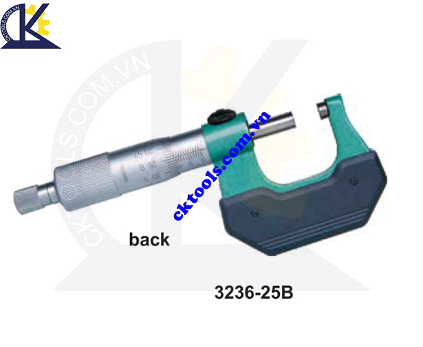 Panme  cơ khí   INSIZE  3236-25B  ,  OUTSIDE   MICROMETERS  FOR LEFT OR RIGHT HANDERS  3236-25B