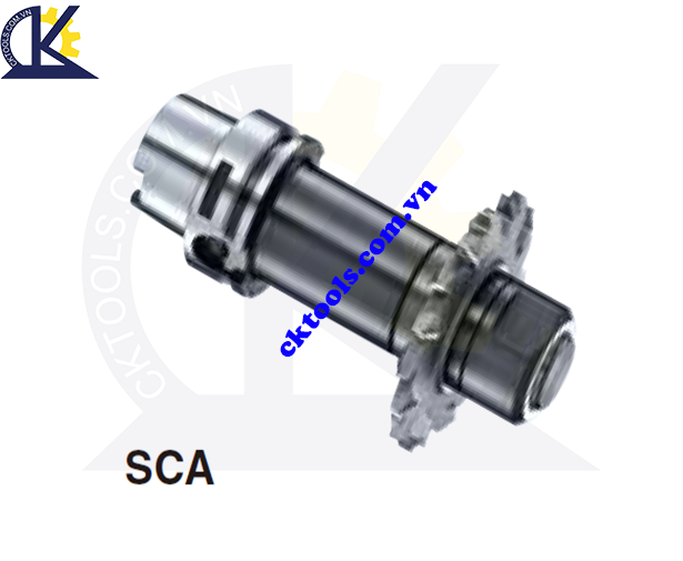 Đầu kẹp dao NIKKEN HSK63A-SCA, Holder NIKKEN HSK63A-SCA, STUB ARBOR HSK63A-SCA