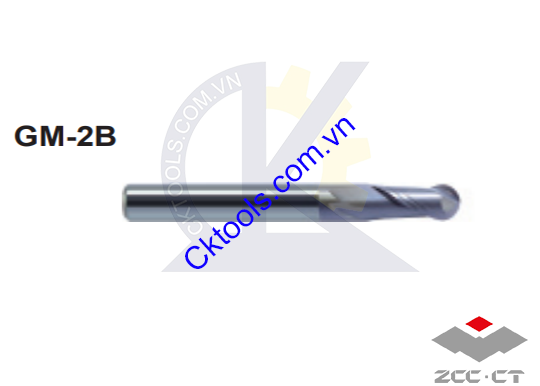 Dao phay  ZCCCT  dòng   GM-2B-R0.5S , GM-2B-R0.5 , GM-2B-R0.75S , Dao phay  ngón hợp kim  ZCC.CT  GM-2B-R0.5S , GM-2B-R0.5 , GM-2B-R0.75S