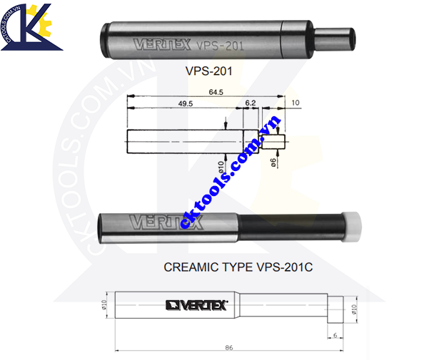 Cảm biến tiếp xúc  VERTEX  VPS-201, VPS-201C