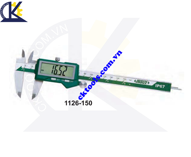 Thước cặp điện tử  INSIZE  1126-150  , IP67 WATERPROOF  DIGITAL CALIPERS  1126-150