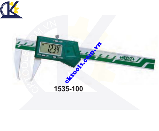 Thước kẹp điện tử đo rãnh INSIZE  1535-100 ,  DIGITAL  OUTSIDE GROOVE CALIPERS   1535-100