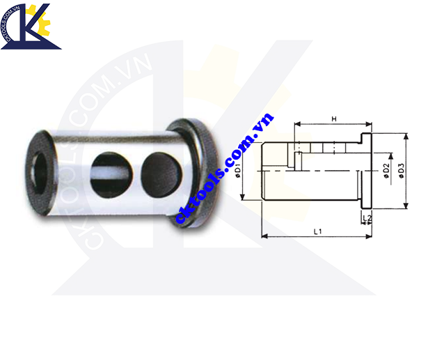 PHỤ KIỆN BẦU KẸP DAO CÓ LỖ TƯỚI NGUỘI BÊN TRONG  VERTEX  OC32-20, OC32-25, OC40-25, OC40-32