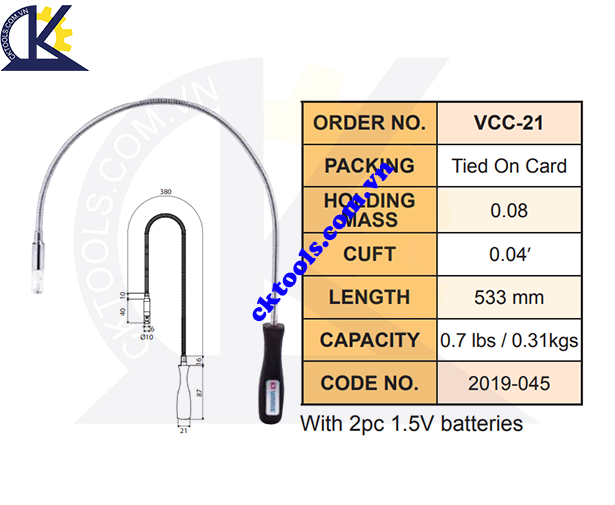 THIẾT BỊ THU PHOI  NAM CHÂM CÁN UỐN CONG VERTEX  VCC-21