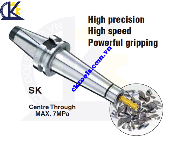 Đầu kẹp dao NIKKEN BT40-SK, Holder NIKKEN BT40-SK, MIT SLIM CHUCK BT40-SK