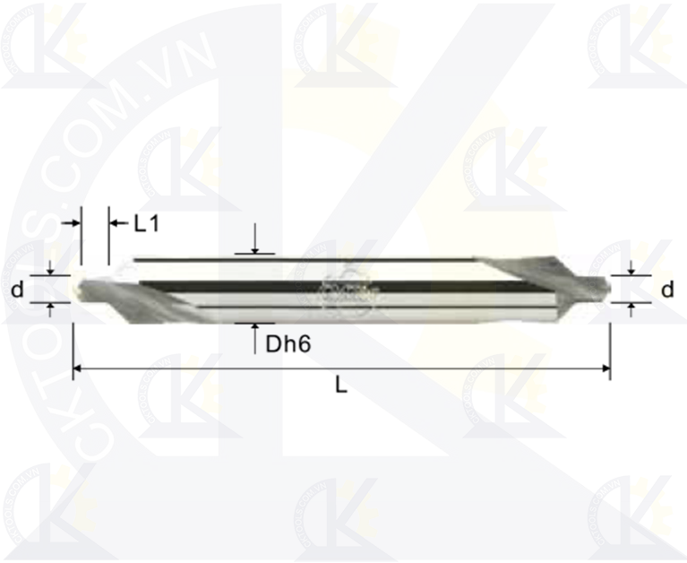 Mũi khoan tâm CMTec CDC90, Mũi khoan CMTéc CDC90